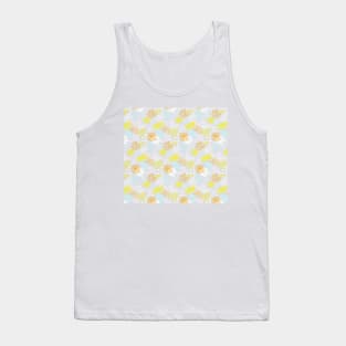 Minimalist Flower Pattern Tank Top